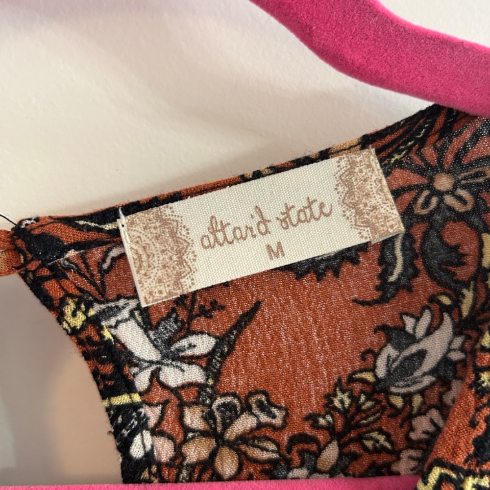 Altar’d State Floral Bohemian style top - M - Picture 3 of 5
